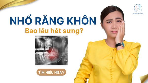 2. Nhổ răng khôn - Bao lâu hết sưng