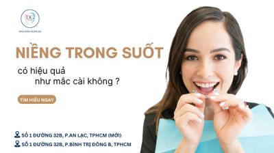 NIỀNG RĂNG TRONG SUỐT LIỆU CÓ HIỆU QUẢ NHƯ MẮC CÀI KHÔNG?