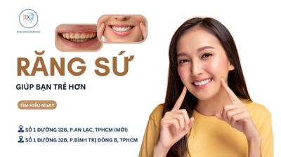 TẠI SAO LÀM RĂNG SỨ LẠI GIÚP TRẺ RA ĐẾN 10 TUỔI?