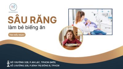 BÉ BIẾNG ĂN VÌ SÂU RĂNG – CHA MẸ PHẢI LÀM GÌ?