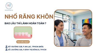 NHỔ RĂNG KHÔN BAO LÂU THÌ SẼ LÀNH HOÀN TOÀN?