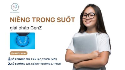 NIỀNG RĂNG TRONG SUỐT – GIẢI PHÁP THẨM MỸ ĐƯỢC GEN Z LỰA CHỌN
