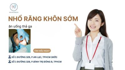 NHỔ RĂNG KH&Ocirc;N SỚM &ndash; TỰ TIN ĂN UỐNG THẢ GA
