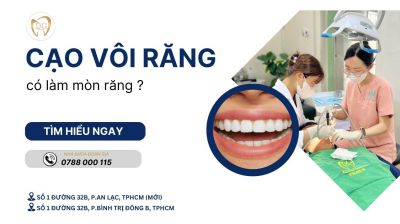 CẠO VÔI RĂNG CÓ LÀM MÒN MEN RĂNG KHÔNG?