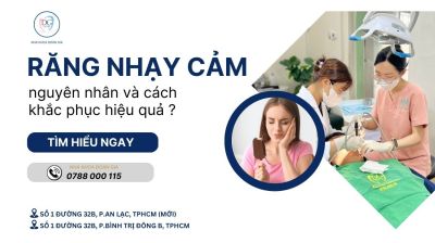 RĂNG NHẠY CẢM: NGUYÊN NHÂN VÀ CÁCH KHẮC PHỤC HIỆU QUẢ TẠI PHÒNG KHÁM
