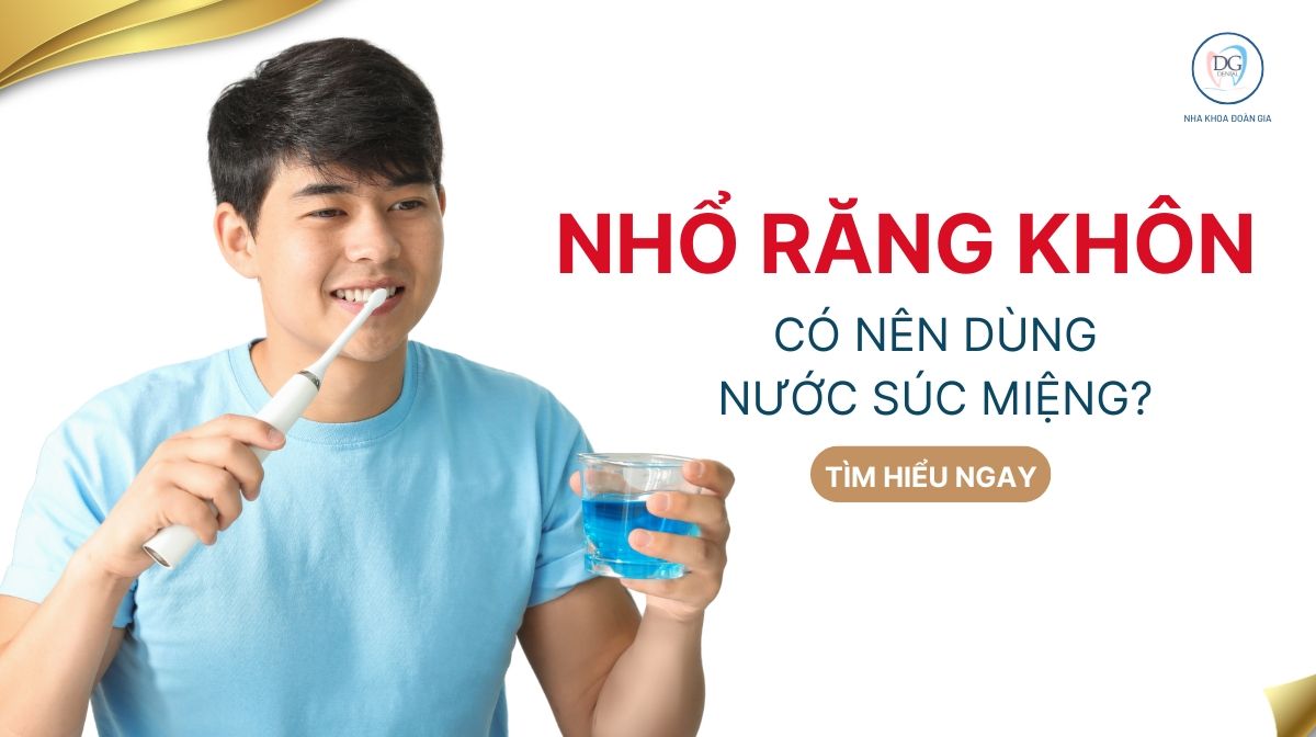 Nhổ răng c&oacute; n&ecirc;n s&uacute;c miệng kh&ocirc;ng?