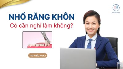 NHỔ RĂNG KH&Ocirc;N C&Oacute; CẦN NGHỈ L&Agrave;M KH&Ocirc;NG ?